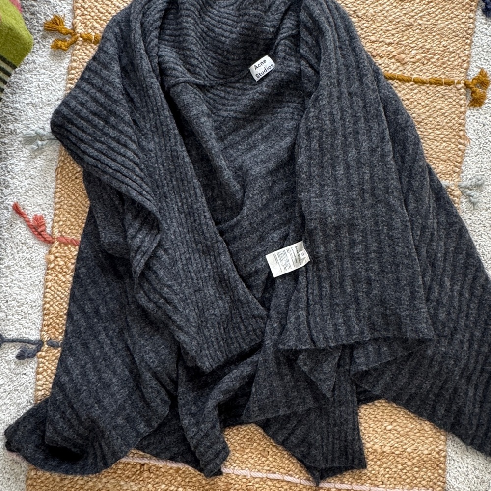 Acne Studios Alan Mohair Wool Blend Wrap – One Size